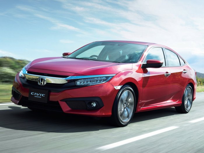Honda Civic седан. 10 поколение. 2015 г. Технические характеристики.